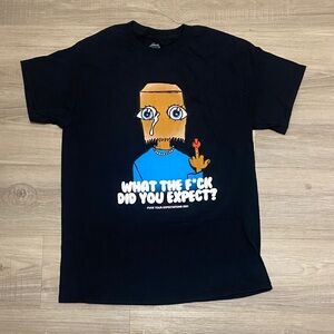 Others Follow Black Tee with Bold Graphic